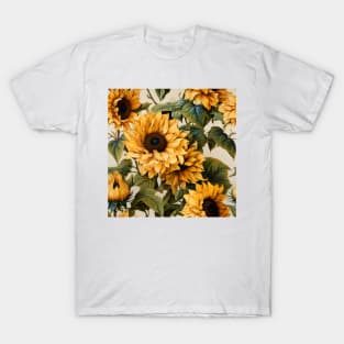 Sunflowers Pattern 4 T-Shirt